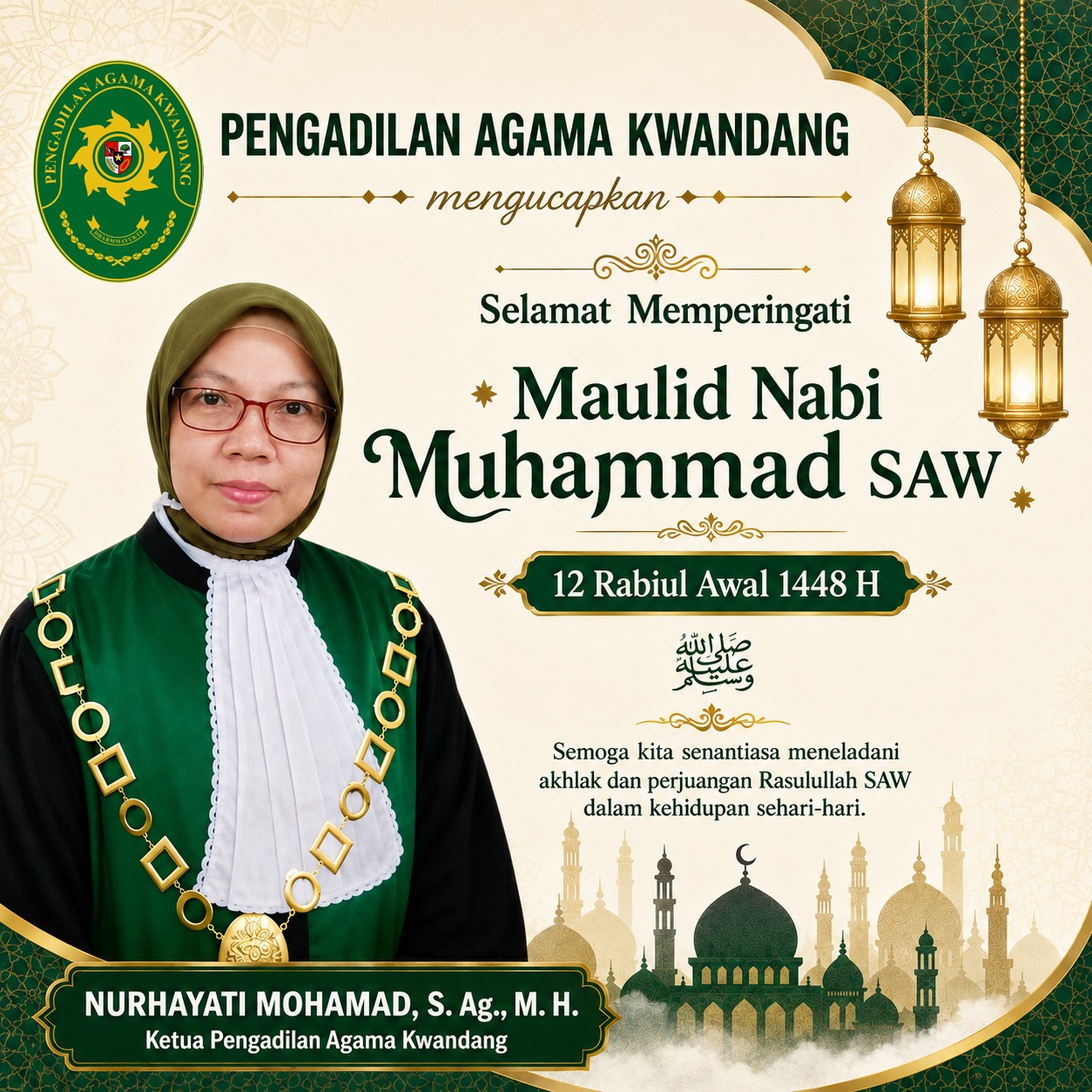 Ucapan Maulid Nabi 1448 H
