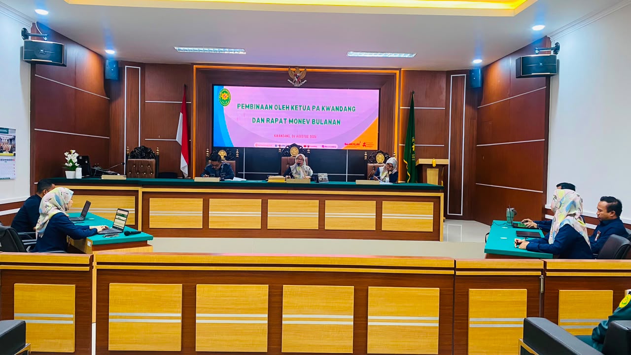 Rapat Pembinaan Monev Bulanan